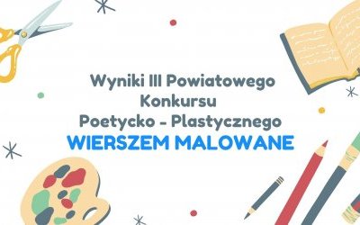 Wyniki III Powiatowego Konkursu Poetycko - Plastycznego
dla uczniów klas I-III